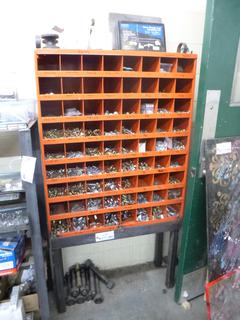 72-Compartment Bolt Bin C/w Contents