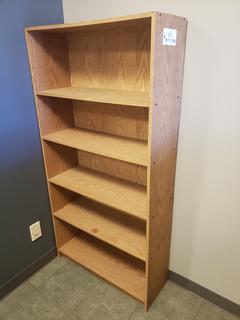 32in X 11 1/2in X 64in Wood Book Shelf