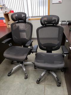 (2) Adjustable Task Chairs
