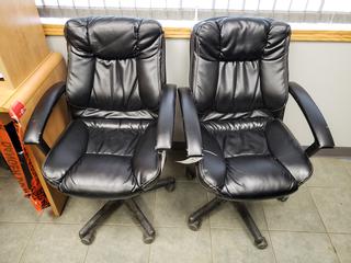 (2) Task Chairs *Note: Some Damage On Chair*
