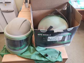 (2) RPB Nova 3 Sand Blasting Helmets 
