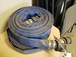 (2) 2in X 50ft PVC Lay Flat Hose Assembly
