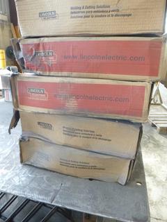 Qty Of (5) Boxes Of Lincolnweld L-61 5/64in Coiled Wire Electrode