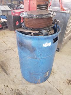 Qty Of (4) Full And (2) Partial Rolls Of Lincolnweld L-61 1/8in Coiled Wire Electrode Spools