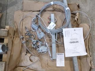 Cabloc 300lb Cap. Vertical Guided Tank Climb Fall Arrest System 