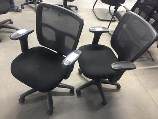 (2) Rolling Office Chairs.