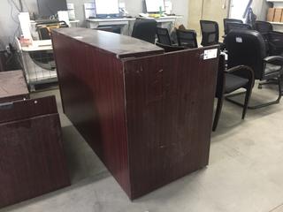 Office Desk, L 10 3/4" x W 30" x H 40 1/2".