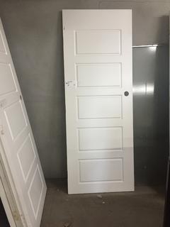 White Door, 30 " W x 80" H x 1 7/8" D.