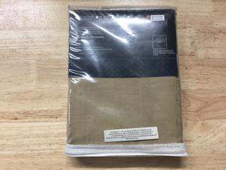 (2) Pole Top Taupe Curtain Panels, 40 " X 63".