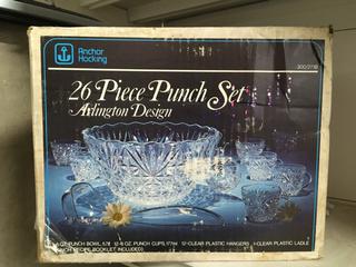 26 Piece Crystal Punch Set.