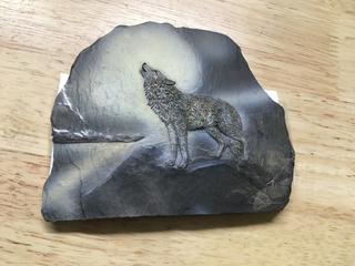 Wolf Howling Decoration.