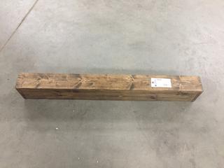 Wooden Floating Shelf.44" L , 4 1/4" T, 6 " D.