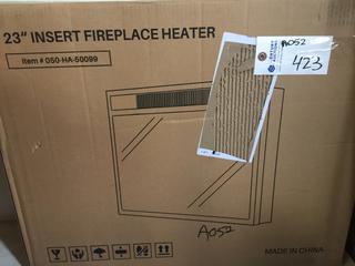 23" Insert Fireplace Heater.