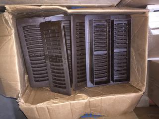 Quantity Of Brown Floor Vents, 3" X 10".