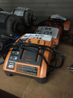 RIDGID Lithium Ion Battery Charger