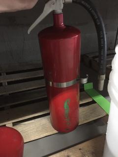 Diamond Fire Extinguisher For Class A, B, C Fires.