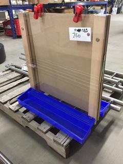 Double Sided Easel With Trays.