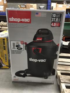 10 Gal Shop Vac, 4 HP.