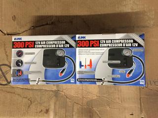 (2) 12V Air Compressors.