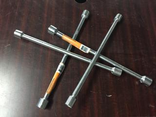 (2) 4 Way Wheel Wrench's.