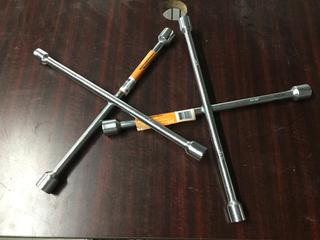 (2) 4 Way Wheel Wrench's.