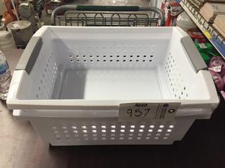 (2) Sterilite Storage bins.