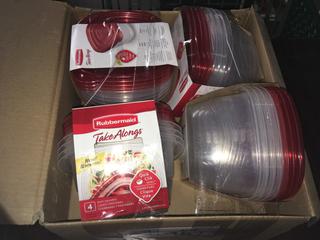 (4) Sets of Rubbermaid Takealongs.