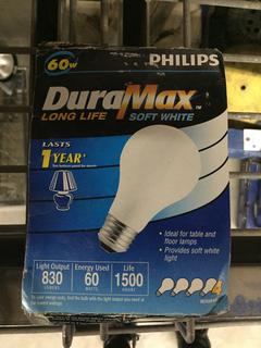 Philips 60W DuraMax Lightbulb.