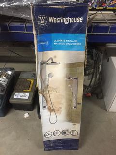 Westinghouse Ultimate Rain & Massage Shower Spa, Damaged Box.