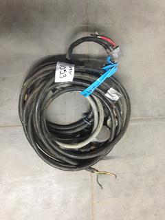 Assorted Trailer Power Hook Up Cords.