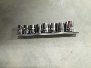 9 Piece 3/8" Drive Socket Set.