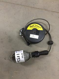 Trouble Light with Retractable Cord Reel.