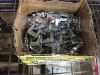 Quantity of 3/8" Wide Mouth Clamps.