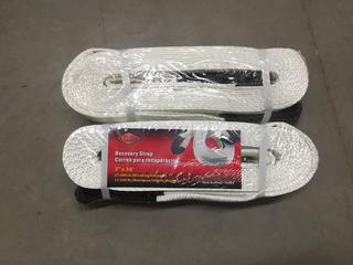 (2) Recovery Straps, 3" x 30'.