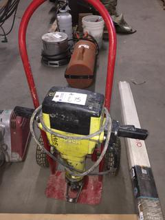 Bosch Jackhammer & Dolly with (4) Jackhammer Bits.