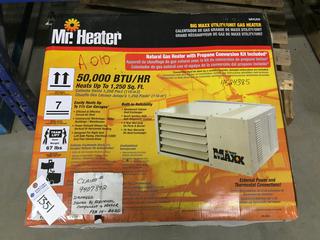 Mr. Heater Natural Gas Heater with Propane conversion Kit.