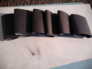 (3) Bags of Hardwood Floor Drum Sander Belts.