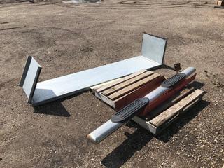 Selling Off-Site Running Board, Steel Bracket & Aluminum Pipes.Located at Beiseker, AB Viewing By Appointment Call Graham @ 403-968-7697. *Note: Buyer Responsible for Lifting and Loading.*