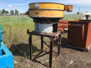 Selling Off-Site - Kason K484CS Separator On Stand, 3 Phase. S/N 9655.  Located at Beiseker, AB Viewing By Appointment Call Graham @ 403-968-7697. *Note: Buyer Responsible for Lifting and Loading.*