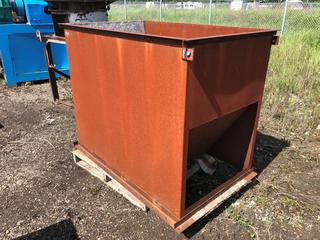 Selling Off-Site - 60x36" Steel Hopper. Located at Beiseker, AB Viewing By Appointment Call Graham @ 403-968-7697. *Note: Buyer Responsible for Lifting and Loading.*