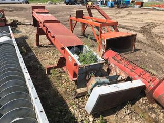 Selling Off-Site - 12'x14" Conveyco Screw Conveyor c/w Electric Motor.  Located at Beiseker, AB Viewing By Appointment Call Graham @ 403-968-7697. *Note: Buyer Responsible for Lifting and Loading.*