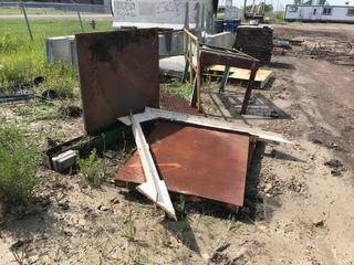 Selling Off-Site - Assorted Steel.  Located at Beiseker, AB Viewing By Appointment Call Graham @ 403-968-7697. *Note: Buyer Responsible for Lifting and Loading.*