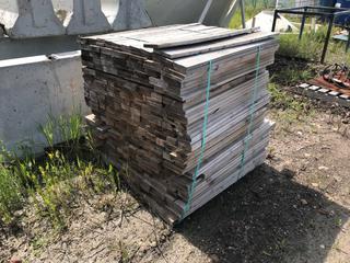 Selling Off-Site - Lift of 1x4x42" Lumber.  Located at Beiseker, AB Viewing By Appointment Call Graham @ 403-968-7697. *Note: Buyer Responsible for Lifting and Loading.*