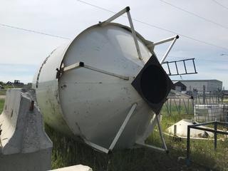 Selling Off-Site - Grain Max Hopper Bottom Bin w/Stand 12' Diameter.  Located at Beiseker, AB Viewing By Appointment Call Graham @ 403-968-7697. *Note: Buyer Responsible for Lifting and Loading.*