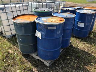 Selling Off-Site - (4) 50 Gal Barrels Empty.  Located at Beiseker, AB Viewing By Appointment Call Graham @ 403-968-7697. *Note: Buyer Responsible for Lifting and Loading.*