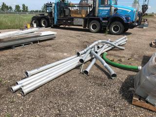 Selling Off-Site - Quantity of Aluminum Pipe 13 Pieces Up To 20'.  Located at Beiseker, AB Viewing By Appointment Call Graham @ 403-968-7697. *Note: Buyer Responsible for Lifting and Loading.*