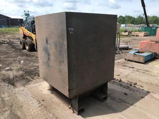 Selling Off-Site - Transport Bins 3 Ton & Fork Skids 48x48x60". Located at Beiseker, AB Viewing By Appointment Call Graham @ 403-968-7697. *Note: Buyer Responsible for Lifting and Loading.*