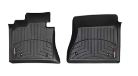 WEATHER TECH SUPER DUTY 2008 - 20016 BLACK FRONT FLOOR MATTS (PR), Part #WET 441201.