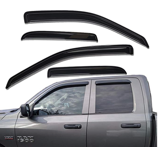 F150 2010 - 2016 SUPER CREW  CAB 4 PC SMOKE WINDOW VISORS, Part #AVS 94155.