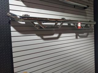 CHROME STEP BARS ONLY DODGE QUAD CAB 2009 - 2018, Part #GOR D24099PS.